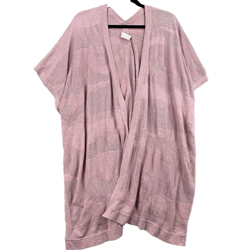 Lululemon Find Your Light Wrap Poncho OS Mauve Pink Knit Lightweight‎ Cardigan